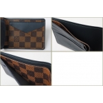 LOUIS VUITTON ポルトフォイユ ミュルティプル 二つ折り 札入れ 財布 ダミエ エベヌ ブラウン N63167