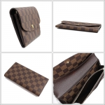ルイヴィトン LOUIS VUITTON ポルトフォイユ・エミリー 長財布 ダミエ N63019