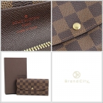 ルイヴィトン LOUIS VUITTON ポルトフォイユ・エミリー 長財布 ダミエ N63019
