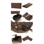 LOUIS VUITTON ルイヴィトン 二つ折り長財布 ダミエ ポルトフォイユジョセフィーヌ N63018