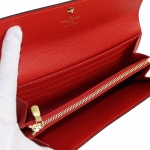 ルイヴィトン長財布 ポルトフォイユ・サラ ベルボーイプリント モノグラムグルーム M60034 カラー ルージュ ブランド