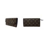 ルイ ヴィトン  LOUIS VUITTON　長財布 ポルトフォイユ・エミリー M60138 モノグラム　ブルー