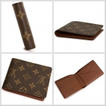 ルイ ヴィトン財布  LOUIS VUITTON 二つ折り 札入れ ポルトフォイユ・ミュルティプル モノグラム M60895