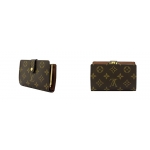 ルイ・ヴィトン Louis Vuitton ポルトフォイユ ヴィエノワ 札入れ 小銭入れ がま口 二つ折り財布 モノグラム ブラウン M61674 レディース