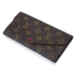 LOUIS VUITTON ルイ ヴィトン ポルトフォイユジョセフィーヌ M60708  コーティングキャンバス、モノグラム、フューシャ  3つ折り財布