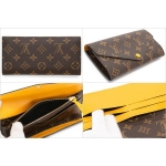 ルイヴィトン  LOUIS VUITTON 財布 長財布 レディース モノグラム ポルトフォイユ・ジョセフィーヌ ミモザ M60709