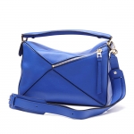 ロエベ/LOEWE/ ハンドバッグ(2WAY仕様)/PUZZLE SMALL CLASSIC CALF /ELECTRICO BLUE ブルー系32230 k74 5560 レディース