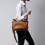 ロエベ/LOEWE ハンドバッグ(2WAY仕様) PUZZLE SMALL CLASSIC CALF TAN ブラウン系 32230 k74 2530 レディース