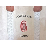 GOYARD ゴヤール マーカージュ トート バッグ ホワイト 白 キャンバス リバーシブル ショッパー・リボンのラッピング G2020626