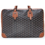 ゴヤール　GOYARD　アンバサード MM　ブリーフケース　ビジネスバッグ　書類かばん　ブラック　ブラウン　PVC　レザー　AMAAMBASS G2020648