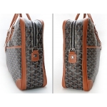 ゴヤール　GOYARD　アンバサード MM　ブリーフケース　ビジネスバッグ　書類かばん　ブラック　ブラウン　PVC　レザー　AMAAMBASS G2020648