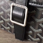 GOYARD  ゴヤール ベルヴェデール ユニセックス ショルダーバッグ ブラック/ブラウン×シルバー金具 G2020885