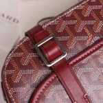 GOYARD  ゴヤール ベルヴェデール ユニセックス ショルダーバッグ 赤×シルバー金具 G2020888