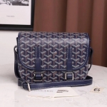GOYARD  ゴヤール ベルヴェデール ユニセックス ショルダーバッグ ネイビー×シルバー金具 G2020699