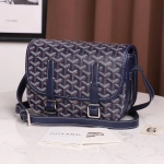 GOYARD  ゴヤール ベルヴェデール ユニセックス ショルダーバッグ ネイビー×シルバー金具 G2020699