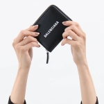 バレンシアガ BALENCIAGA 二つ折り財布 エブリディ/EVERYDAY ビルフォールド/ZA BILLFOLD ブラック 551933 DLQ4N 1000 レディース