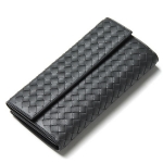 ボッテガ ヴェネタ BOTTEGA VENETA  アルドアーズ ラムスキン 二つ折り長財布 小銭入れ付き 134075 v001n 2015