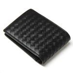 ボッテガヴェネタ BOTTEGA VENETA 2つ折り財布 [小銭入れ付き] ブラック系 113112 vahf3 1000
