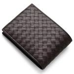 BOTTEGA VENETA ボッテガヴェネタ  113112-V4651-2040　二つ折り財布 小銭入れ付 カラーダークブラウン