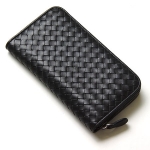 ボッテガヴェネタ長財布 ボッテガ 財布 bottega venetaメンズ ラウンドファスナー ダークグレー 114076 V4651 2015