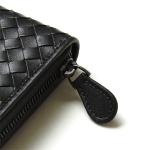ボッテガヴェネタ長財布 ボッテガ 財布 bottega venetaメンズ ラウンドファスナー ダークグレー 114076 V4651 2015