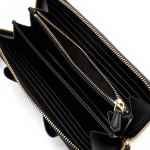 プラダ PRADA 長財布 サフィアーノ フィオーコ SAFFIANO FIOCCO リボン ブラック 1ML506 2AEE F0002 レディース