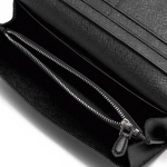 プラダ PRADA 長財布 SAFFIANO TRIANG ブラック 1MH132 QHH F0632 メンズ レディース
