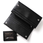 プラダ PRADA 長財布 SAFFIANO TRIANG ブラック 1MH132 QHH F0632 メンズ レディース