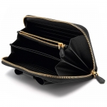 プラダ PRADA 長財布 SAFFIANO FIOCCO ブラック 1ML506 ZTM F0002 レディース