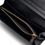 プラダ PRADA 長財布 サフィアーノ/SAFFIANO フィオッコ/FIOCCO ブラック 1MH132 ZTM F0002 レディース