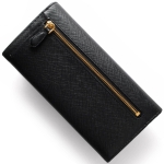 プラダ PRADA 長財布 サフィアーノ/SAFFIANO フィオッコ/FIOCCO ブラック 1MH132 ZTM F0002 レディース