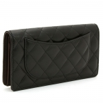 シャネル CHANEL タイムレスクラシック TIMELESS CLASSIC 長財布ファスナー A31509 Y01295 ブラック
