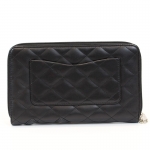 シャネル CHANEL カンボン オーガナイザー A48660 ブラック×ピンク レディース