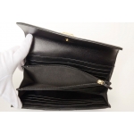 シャネル CHANEL ボーイシャネル ラムスキン 黒 ブラック ゴールド金具 A80286 財布