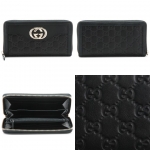 GUCCI/グッチ Sukey スーキー ラウンドファスナー長財布 308012 AA61G 1000
