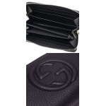 グッチ長財布 GUCCI ラウンドファスナー SOHO CELLARIUS/ソーホー レザー タッセル ブラック 308004 A7M0G 1000