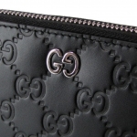 グッチ GUCCI 長財布 メンズ ユニセックス ラウンドファスナー GG シグネチャーレザー ブラック 473928 CWC1N 1000
