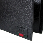 グッチ GUCCI メンズ 二つ折り財布 DOLLAR ダラーカーフ ブラック 428748 DJ21T 1060