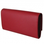 グッチ GUCCI 長財布 レディース プチ マーモント ダブルG ハイビスカスレッド 456116 CAO0G 6433