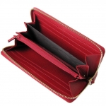 グッチ GUCCI 長財布 レディース ラウンドファスナー プチ マーモント ダブルG ハイビスカスレッド 456117 CAO0G 6433