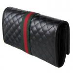 グッチ GUCCI 長財布 キルティングレザー ダブルG GRGウェブ ブラック 536451 0YKBT 1060