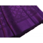 LOUIS VUITTON ショール モノグラム カシス M74243 スカーフ ストール シルクｘウール