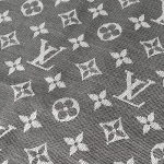 ルイヴィトンショール​ ​ショール・モノグラム・デニム ノワール M71378 LOUIS VUITTON ストール マフラー