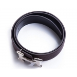 エルメス ベルト HERMES エルメス レザーベルト メンズ　レザーシルバーバックル he-be-6815