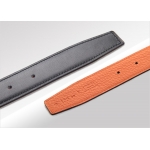 エルメス ベルト HERMES エルメス レザーベルト メンズ　レザーシルバーパターンバックルhe-be-6814