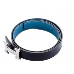 エルメスベルト HERMES エルメス レザーベルト メンズ　レザーシルバーバックル he-be-6816