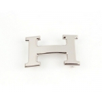 エルメスベルト HERMES エルメス レザーベルト メンズ　レザーシルバーバックルhe-be-6821