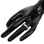 カルティエ Cartier 1P ダイヤ ミニラブ リング K18WG B608985