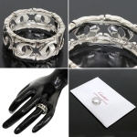 カルティエリング Cartier アントルラセ リング K18WG ギャラ B608989