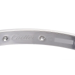 カルティエブレスレット K18WG ダイヤ10P 0.96ct /フルダイヤ ラブブレス バングル B60109 